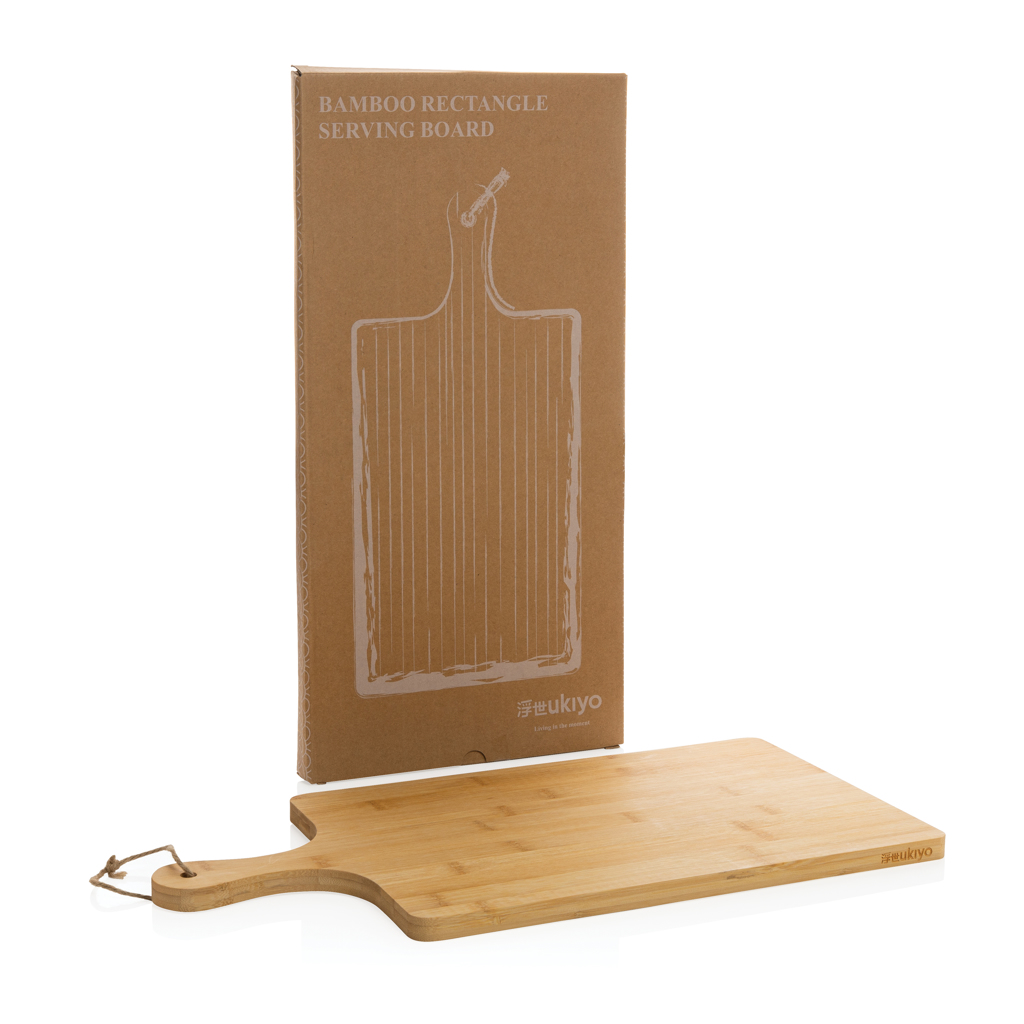 Ukiyo bamboo rectangle serving board
